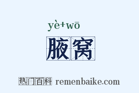 腋窝是什么意思的图片